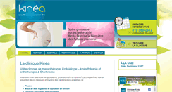 Desktop Screenshot of cliniquekinea.com